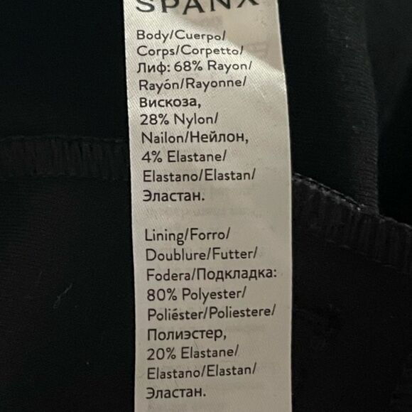 NEW Spanx high waist straight leg Ponte pants black - Picture 9 of 9